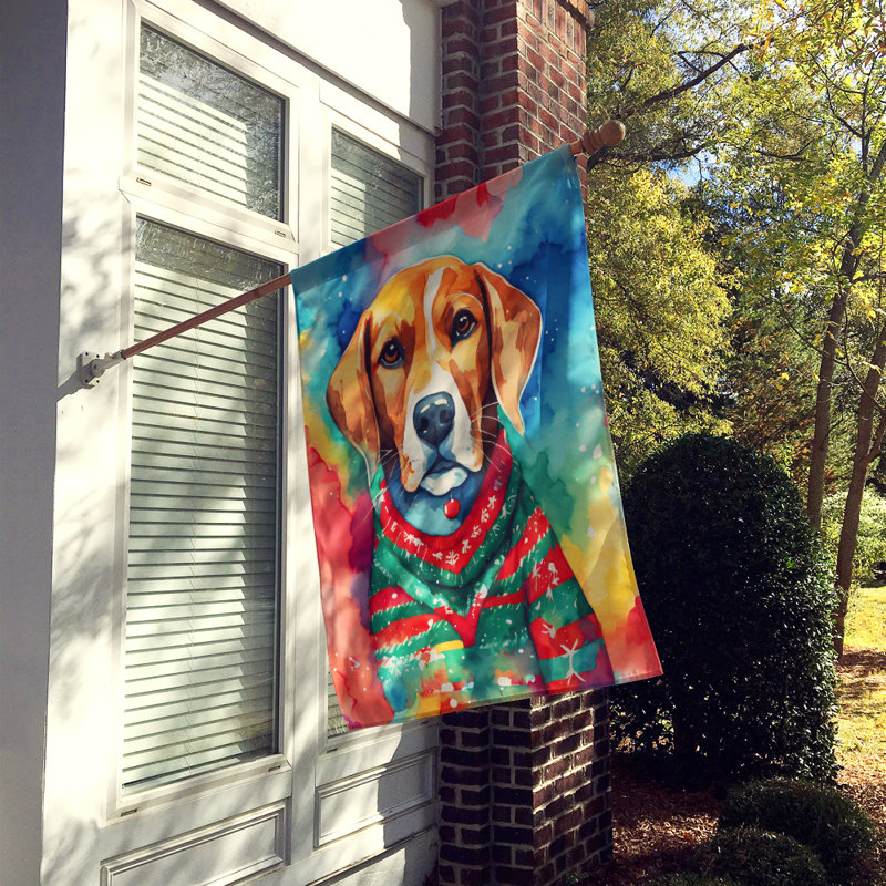 Double Sided Polyester Christmas, 40'' H x 28'' W