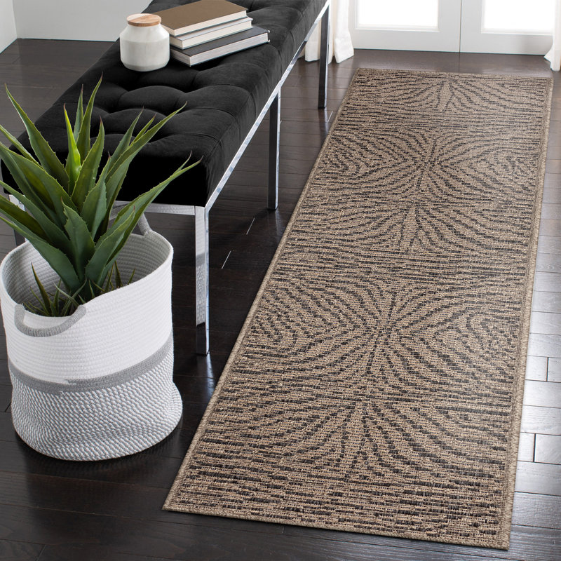 Milenka Zebra Indoor/Outdoor Area Rug, Runner 1'11" x 7'6"
