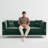Eugeniu 83.46'' Velvet Sofa-1092844974