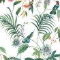 Graham & Brown Superfresco Easy Adilah White Tropical Floral Wallpaper ...