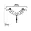 Couronne en métal 24 po-1637427736
