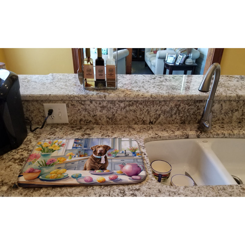 Tapis de séchage Decorating Chesapeake Bay Retriever