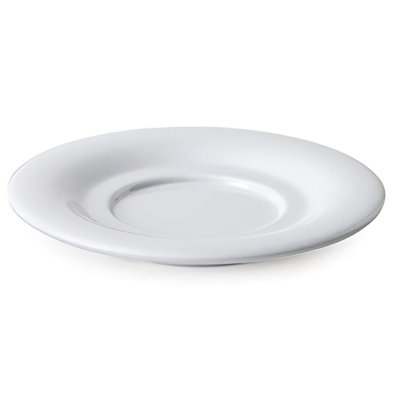 Soucoupe pour tasses et tasses à café G-SU-3-DW B-105, BC-70, 5,5 po, blanc diamant (ensemble de 12)