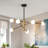 6 - Light Dimmable Sputnik Spider Chandelier-996105783