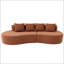 Canapé modulaire courbé moderne modulaire à 3 places minimaliste et élégant-1073186306