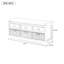 Banc de rangement en bois Homes Collection -194754433