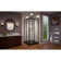 Cornerview 42" W x 42" D x 74.75" H Framed Square Sliding Shower Enclosure with Base Included