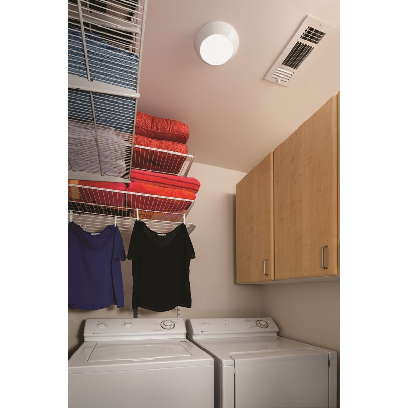 White Glass 13" LED Indoor/Outdoor Flush Mount Light