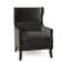 Kingston 31" Wide Top Grain Leather Down Cushion Wingback Chair