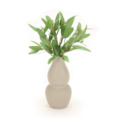 Plante eucalyptus artificielle 8" en vase décorative