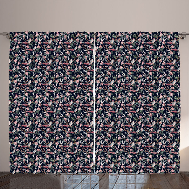 Semi Sheer Curtain Pair