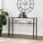 42'' Glass Top Console Table