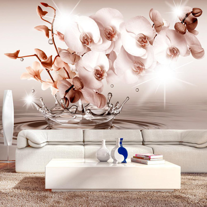 Floral Wall Mural, 68" L x 98" W