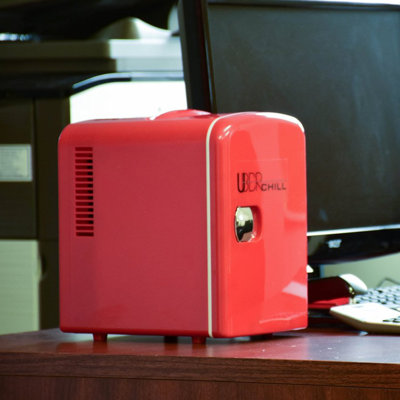 Uber Appliance 0.14 Cubic Feet Portable Countertop Mini Fridge