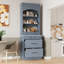 Garde-manger de 83,7 pouces de hauteur moderne TopMAX -1205508144
