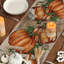 Chemin de table Dot Pumpkins Vine Fall, Seasonal Autumn Thanksgiving Kitchen