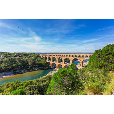 Pont Du Gard - Wrapped Canvas Print
