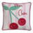 Cherry Pink Square Throw Filled Cushion