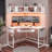 Athelia Corner Metal Base Computer Desk-434796619