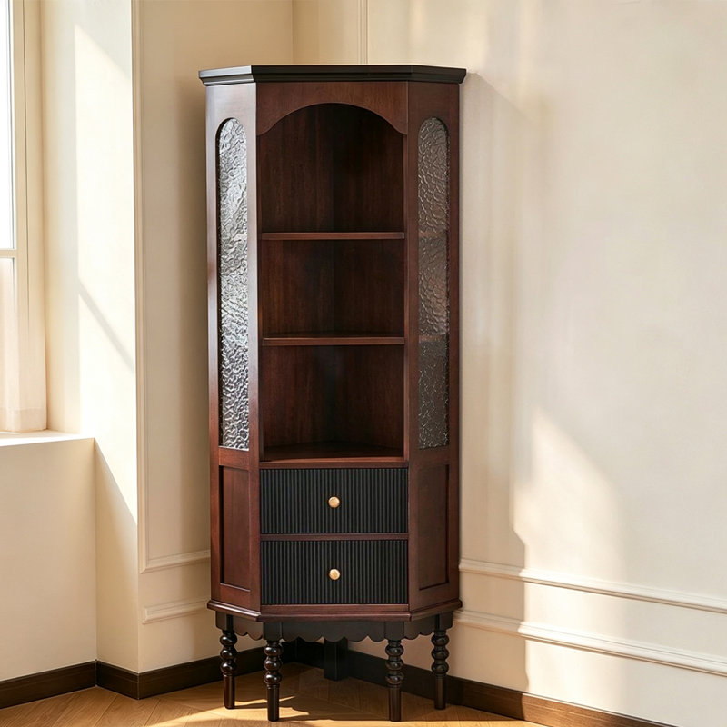 Armoire de coin Retro, Black