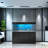 Black Minimalist Rectangular Eco Aquarium Tank