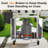 3-Burner Propane Gas Grill, 24,000 BTU Stainless Steel BBQ Grill with Foldable Shelf for Outdoor Barbecue and Cooking