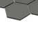 Sage 3" x 3" Hexagon Porcelain Matte Mosaic Tile