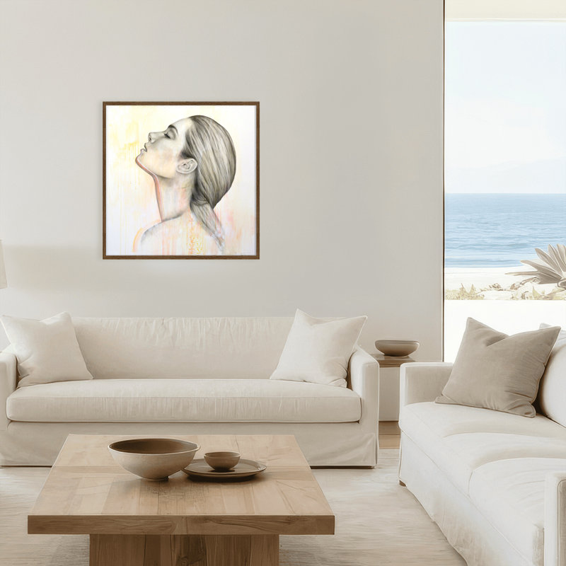 «Classic Elegance surrender I» par Megan James, reproduction sur toile flottante, H 30 po x l 30 po x P 1,125 po, Brown