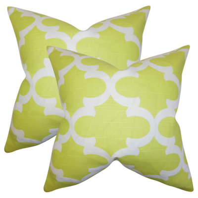 Coussin décoratif en coton Geometric
