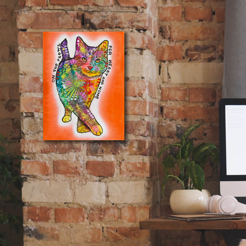 «On The Prowl» par Dean Russo, art mural sur toile, 26 po x 34 po, H 16 po x l 12 po x P 0,75 po