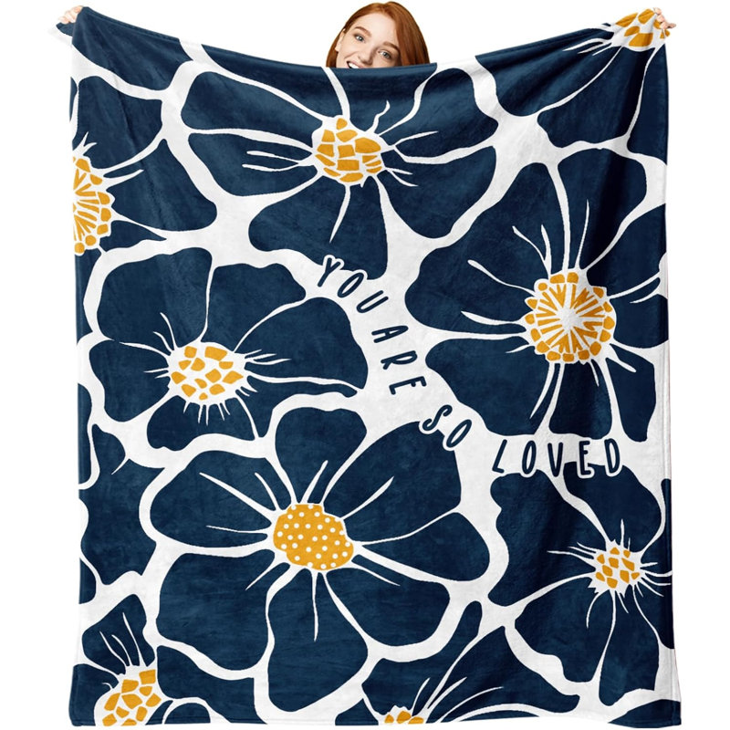 Jeté en flanelle Boho, L 50 po x l 40 po