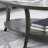 Contemporary Oval Shelf Coffee Table, Gray