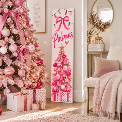 Panneau de véranda Merry Pinkmas