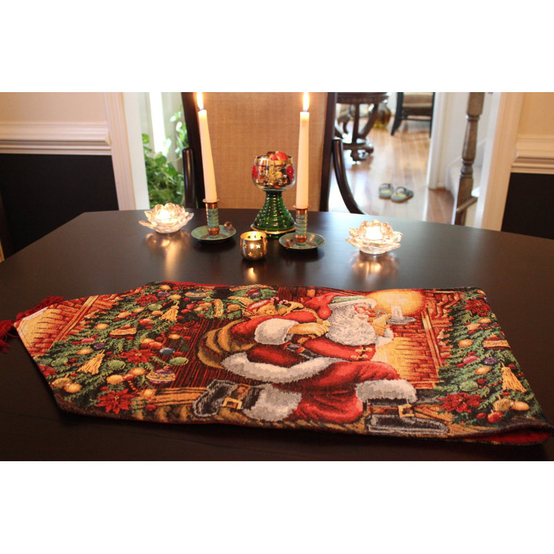 Chemin de table de Noël, 54 po x 13 po