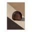 Tapis brun moelleux doux et moelleux doux à motif de truffe au chocolat de couleur unie Northerly-1068202941