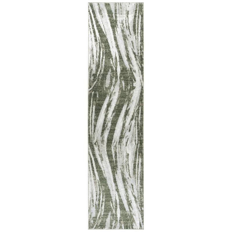 Wave Performance Abstract Indoor Rug, Runner 2'2" x 9'