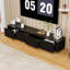 Meuble télé en bois avec tiroirs de rangement et base-357073149