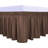 Wrap Around Ruffled Bed Skirt with Adjustable Elastic Belt - 22 Inch Drop-109660586