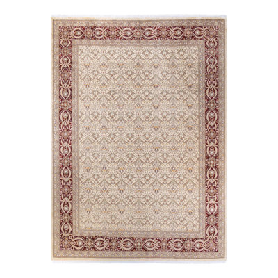 Classic One-of-a-Kind 9'2" X 12'7" Hand Knotted Area Rug
