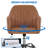 Jobin Modern Swivel Velvet Desk Chair with Armrest-312101712