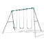 Portique en métal 9,5 pi avec 3 balançoires à ceinture Sportspower Everest