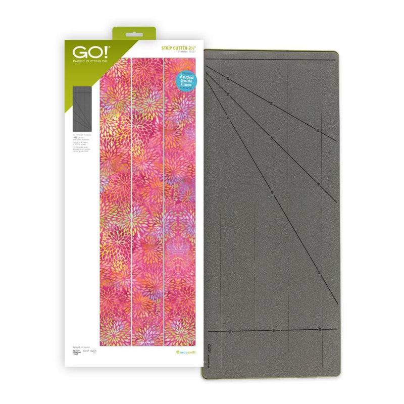 AccuQuilt GO! Matrice à découper rectangulaire en tissu, 2,5 po x 4,5 po (finition 2 po x 4 po)