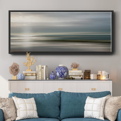 Setting Sun- Framed Canvas