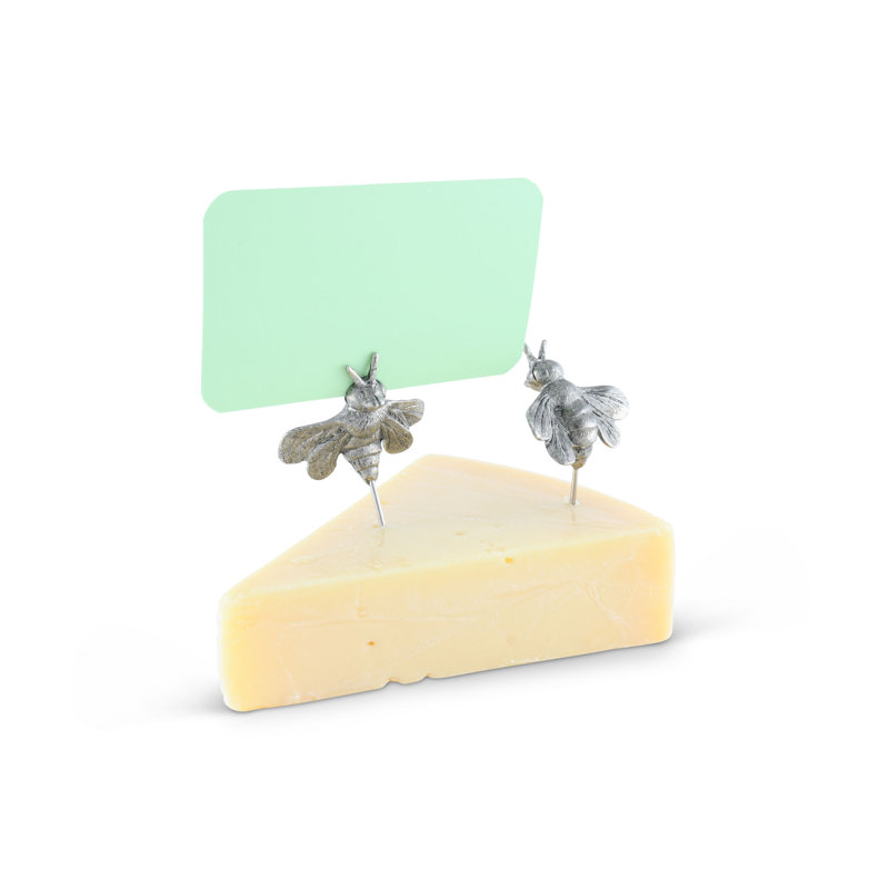 Marqueur de fromage honeybee étain Arche of Bees