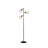 65" Industrial Farmhouse Floor Lamp, 3-Light Tree Standing Tall Pole Lamp with Adjustable Metal Cage Shades for Living Room, Bedroom, Office (E26 Base, Bulbs Not Included)