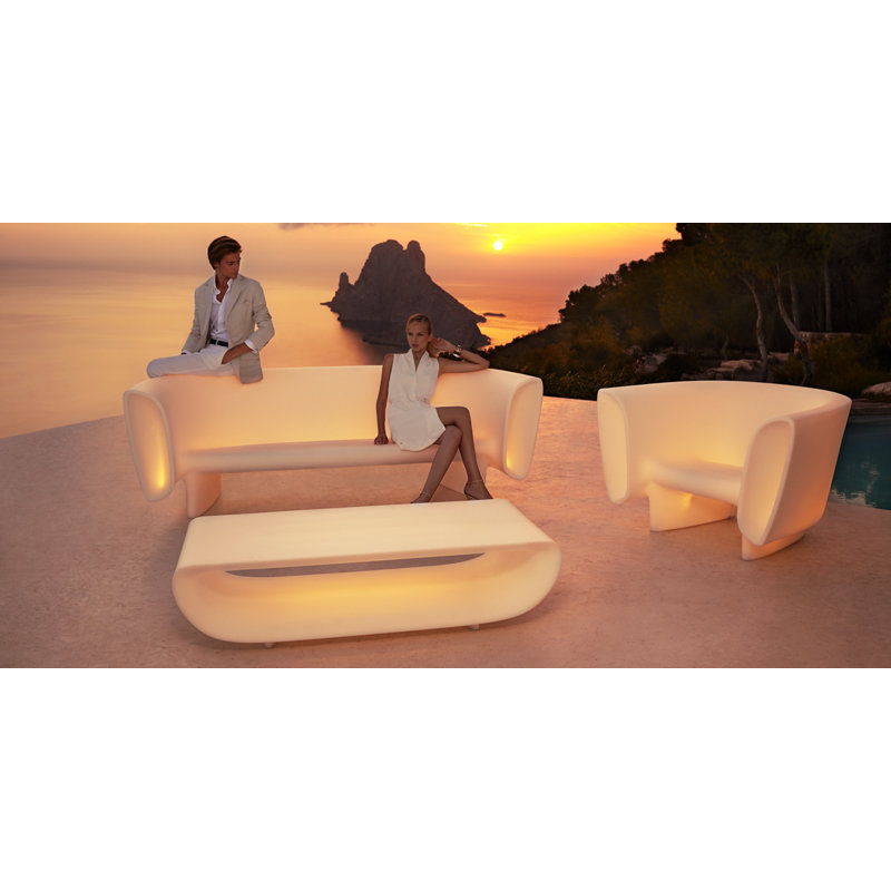 Bum Bum Patio Sofa, White