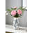 Vintage Inspired Ceramic Vase With Classic Silhouette And Floral Motif For Home Decor