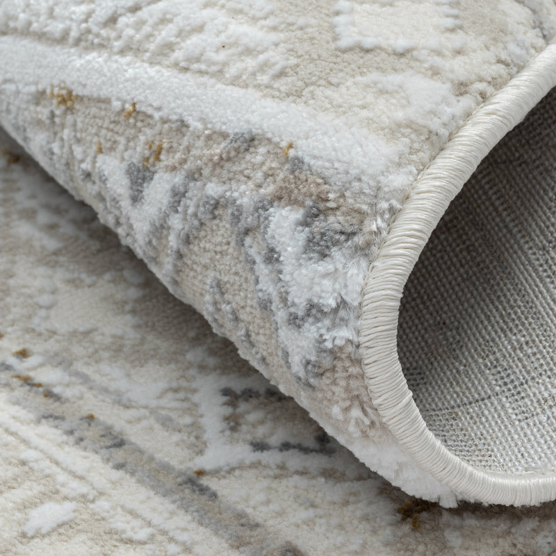Tiana cream Rug, Round 120cm