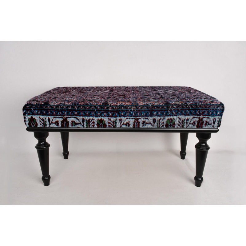 Banc de porte d'entrée, banc de table de salle à manger, banc de repose-pieds, banc rembourré, banc de tapis turc, banc Kilim, banc de décoration intérieure, banc fabriqué à la main