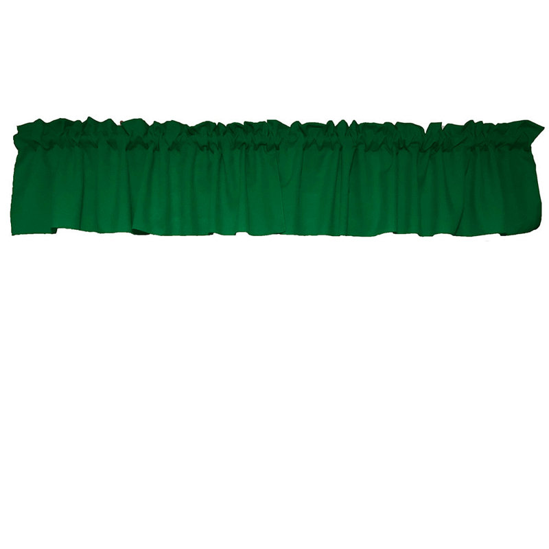 Cantonnière sur mesure l 58 po Pastorella, L 58 po x L 18 po, Vallée verte